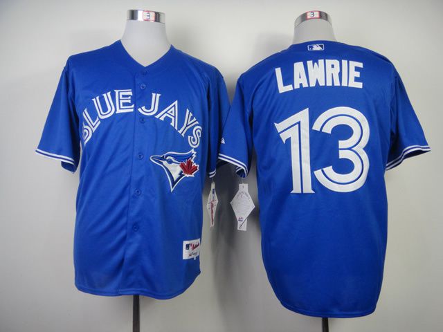 Men Toronto Blue Jays #13 Lawrie Blue MLB Jerseys->toronto blue jays->MLB Jersey
